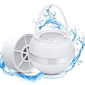 Bath Ball Filter Premium Bathtub Shower Water Filter Softer Skin Hair White NIB